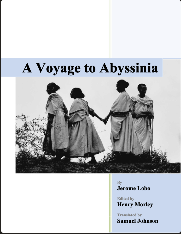 A voyage to Abyssinia